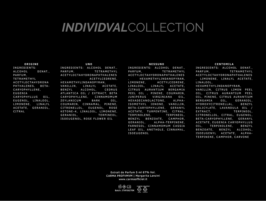Discovery Set - Individval Collection - CARMA PROFVMVM
